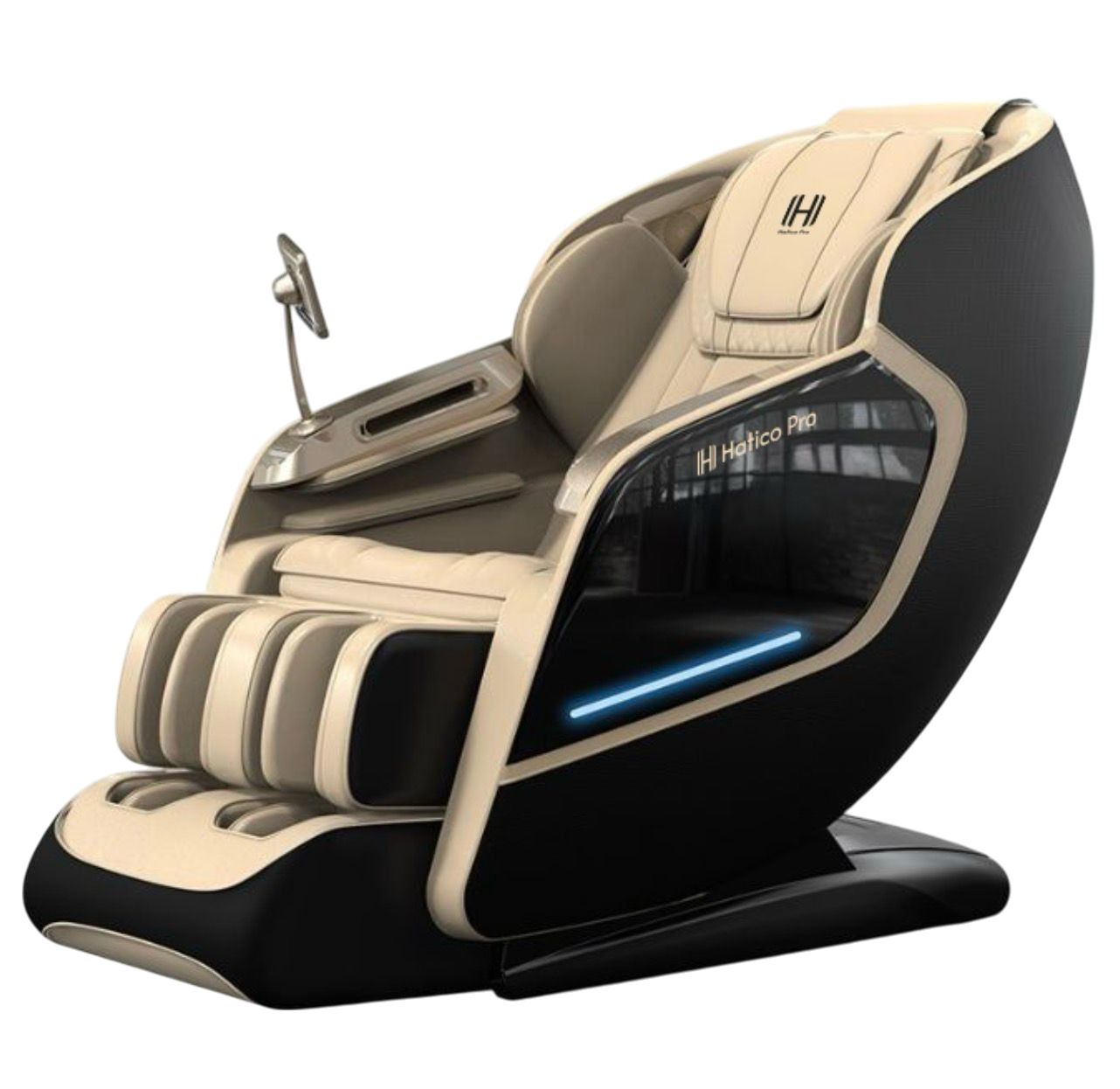 Массажное кресло Hatico Pro Kurosava SL 4D - Черно Бежевый
